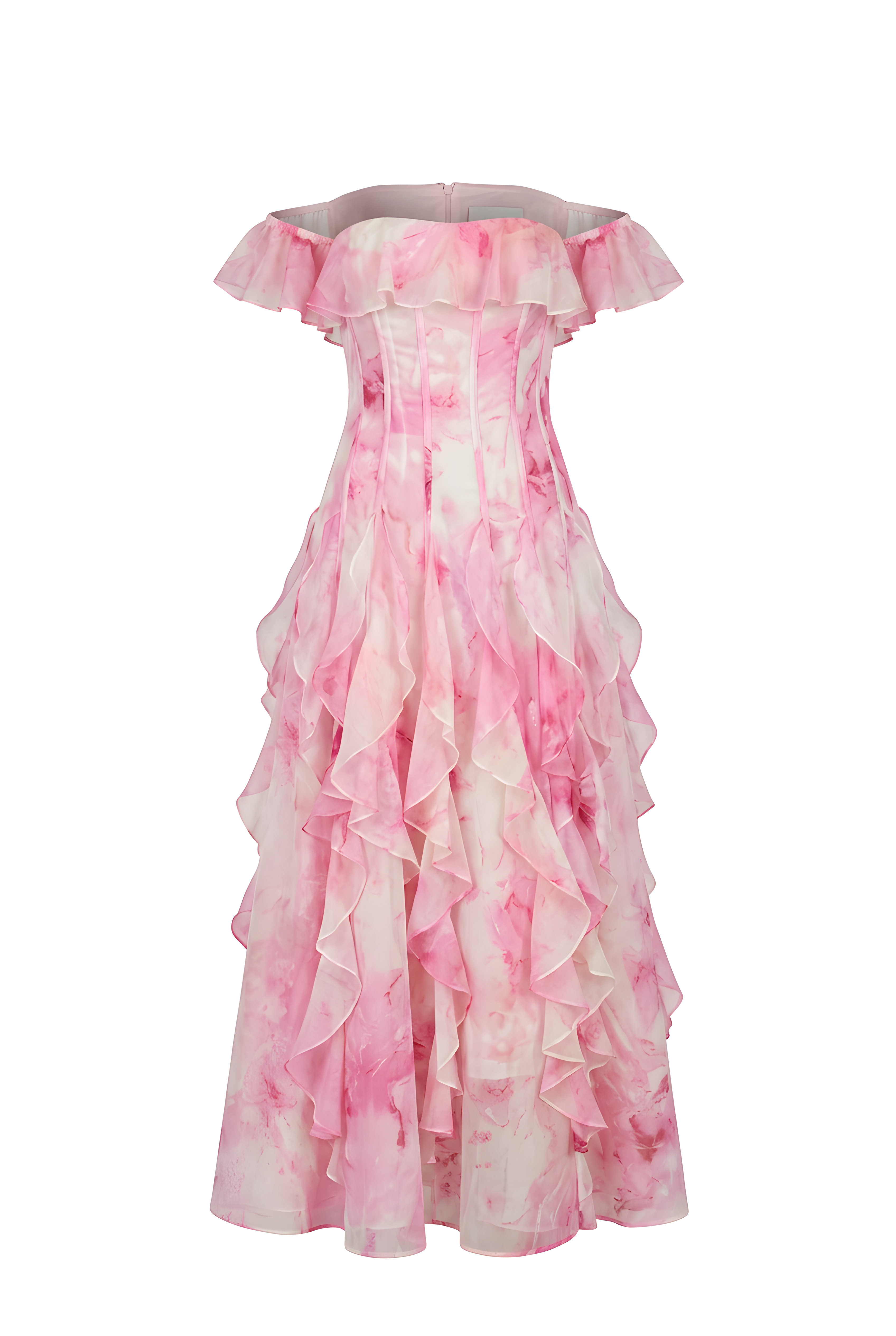 Pink maxi dress