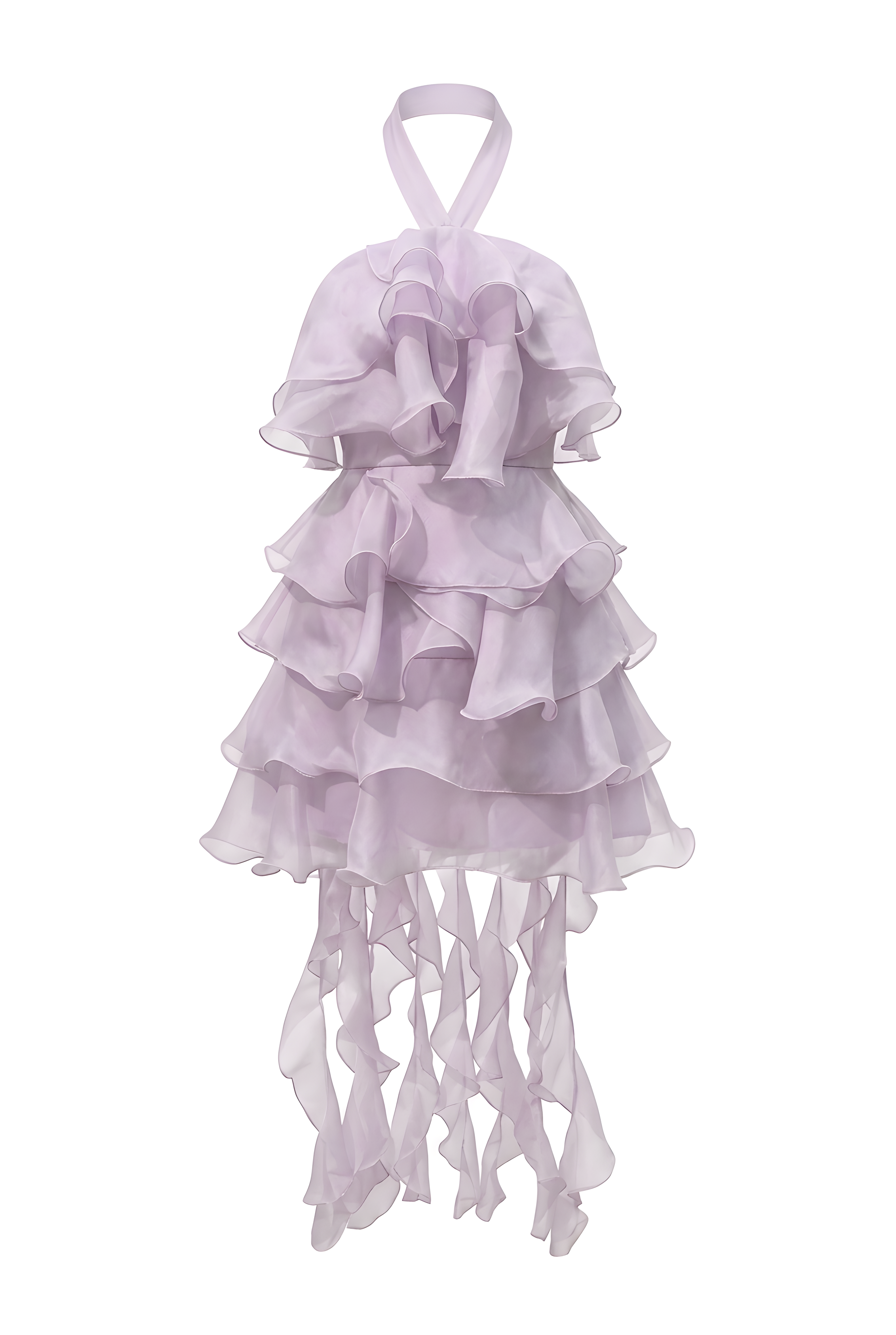 Lilac Dream Ruffle Dress