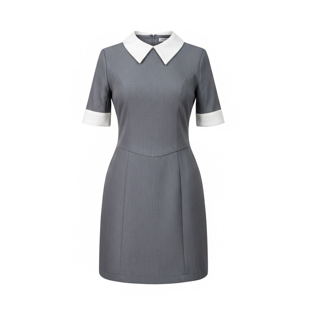 Grey mini dress