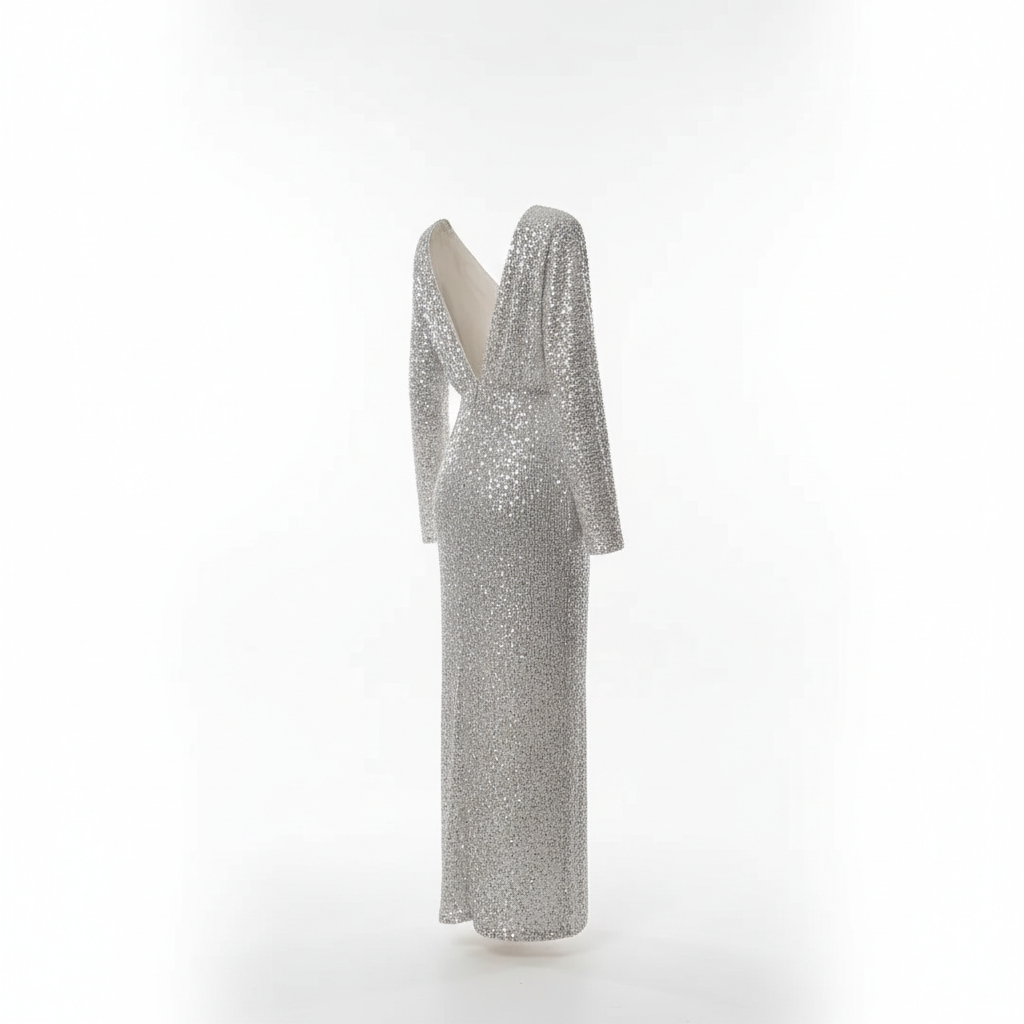 Sequin maxi dress