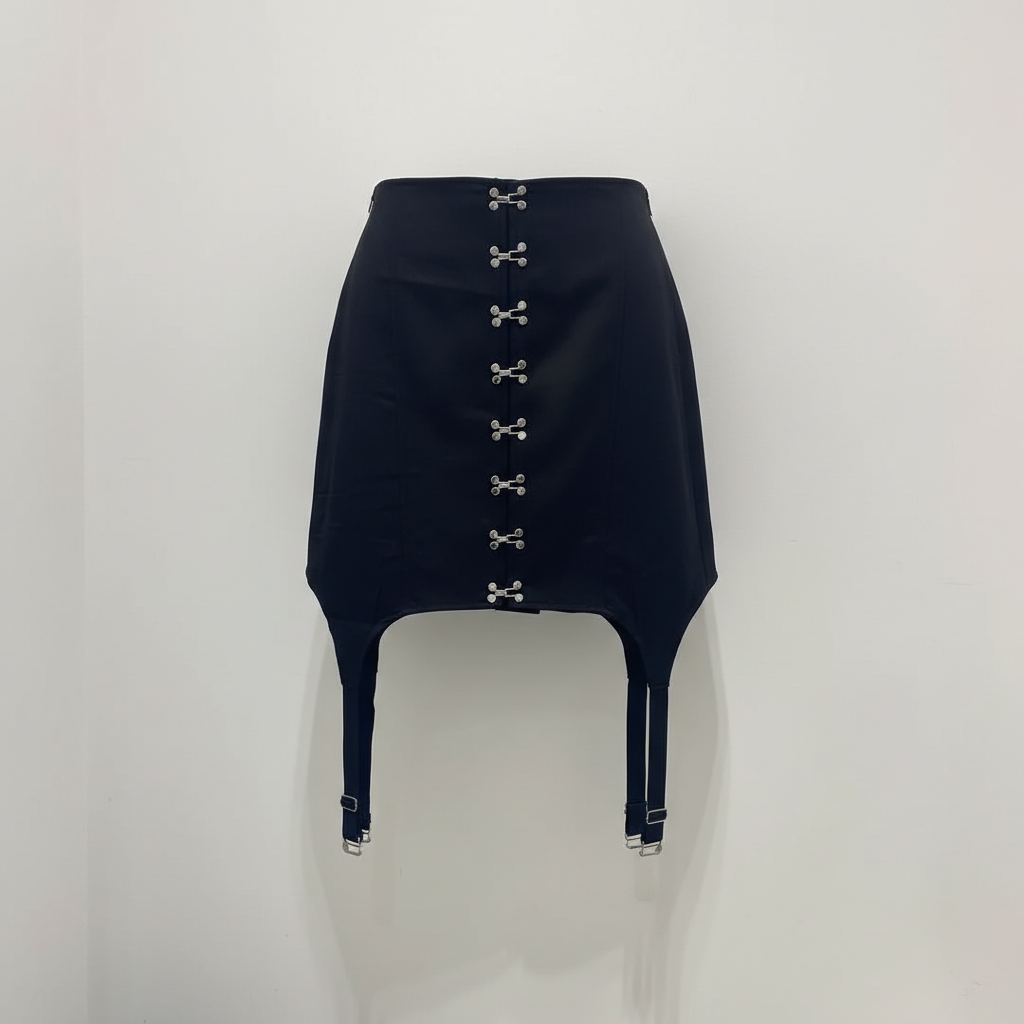 Black corset skirt