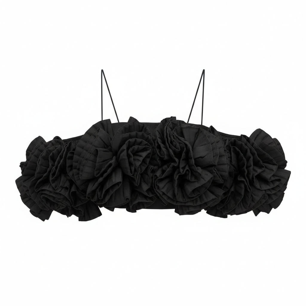Rose black top