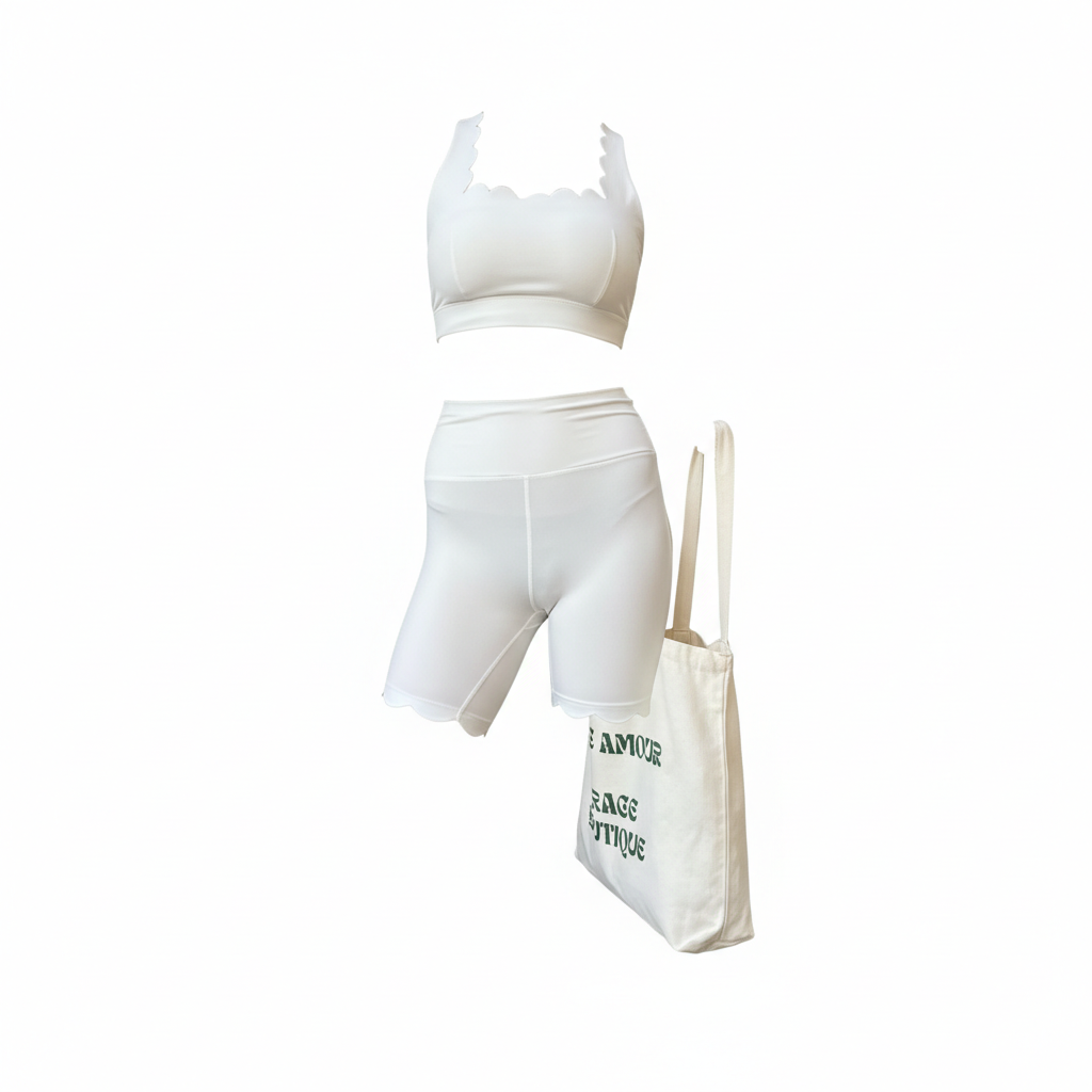 White sport set