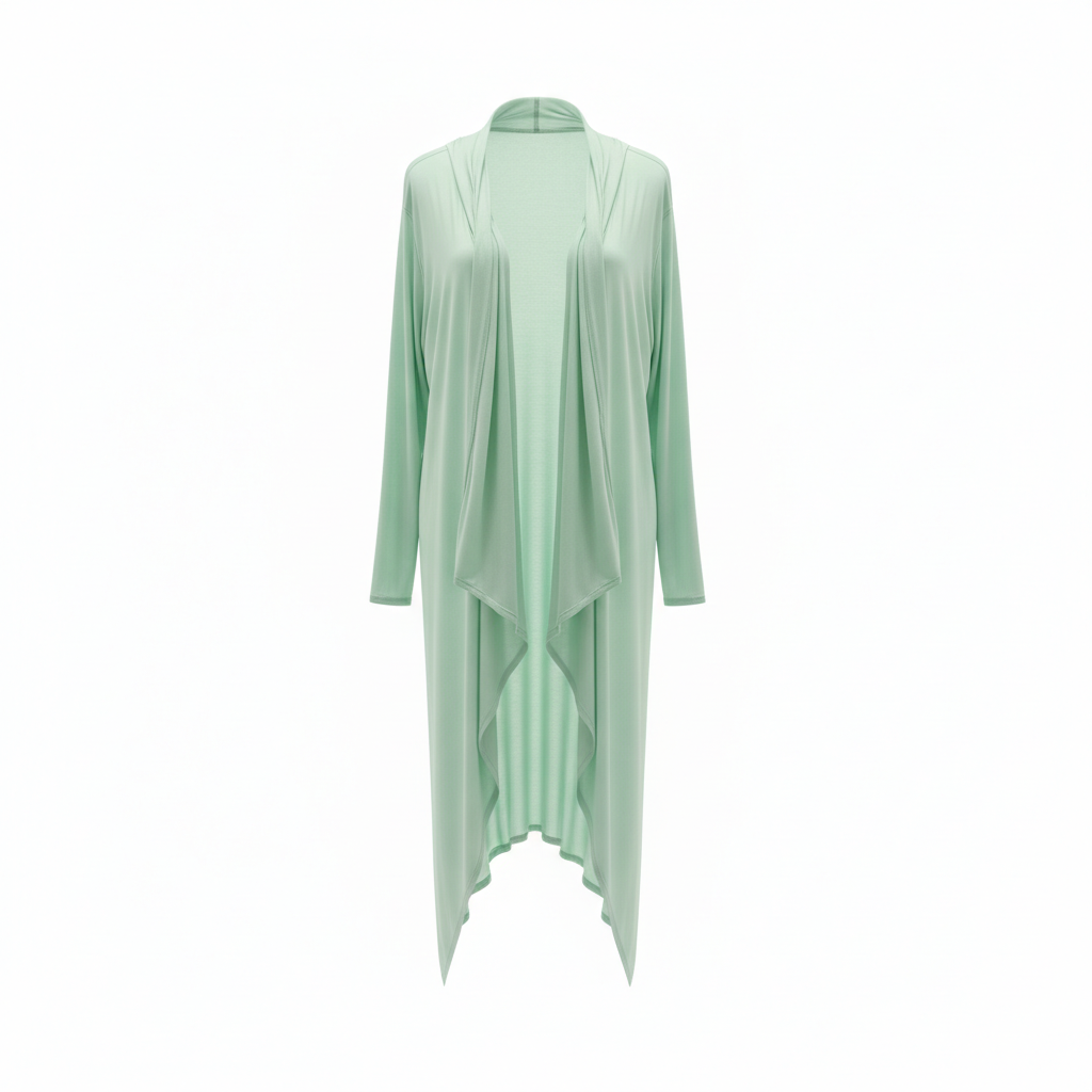 Light green cover up with hood