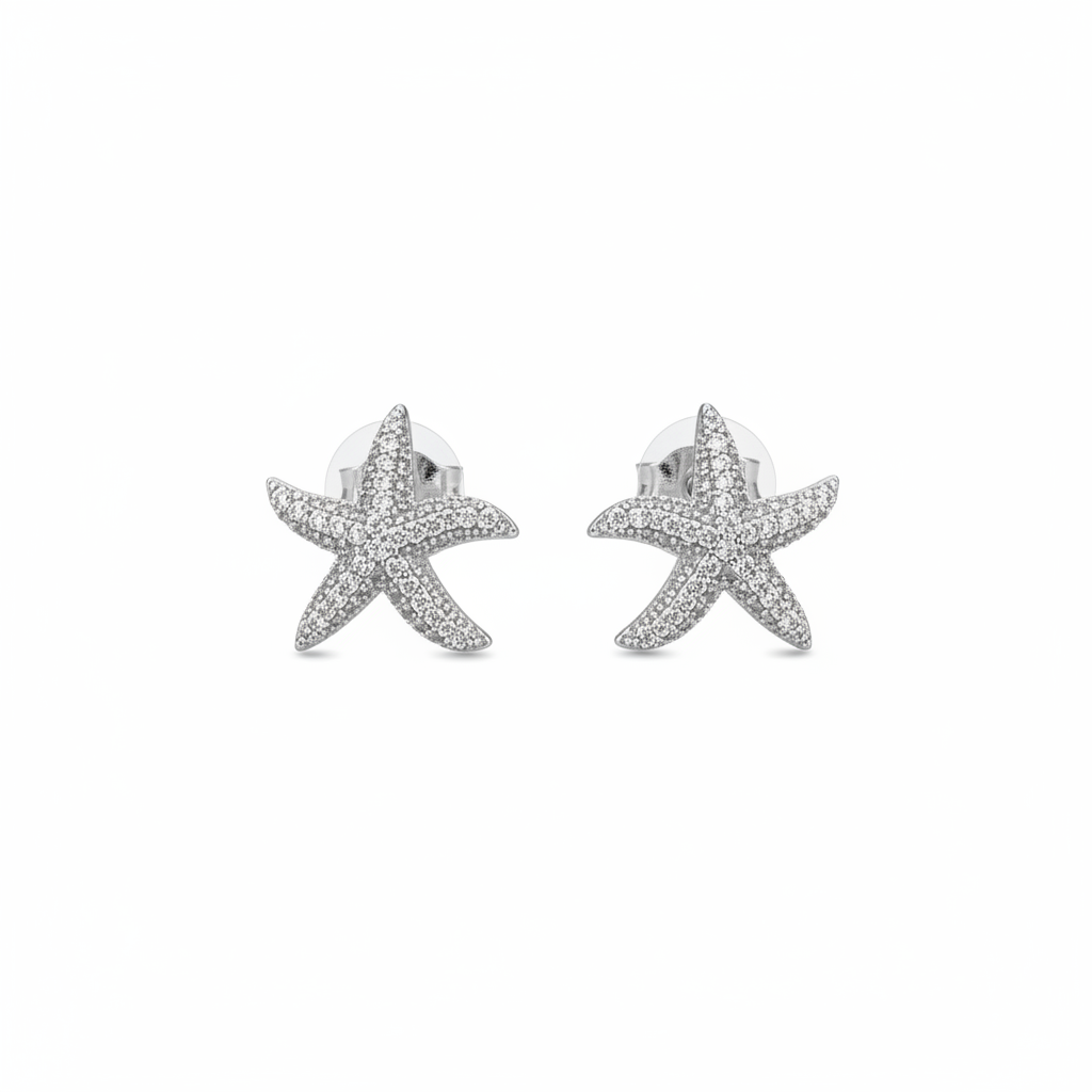 Stud stars earrings