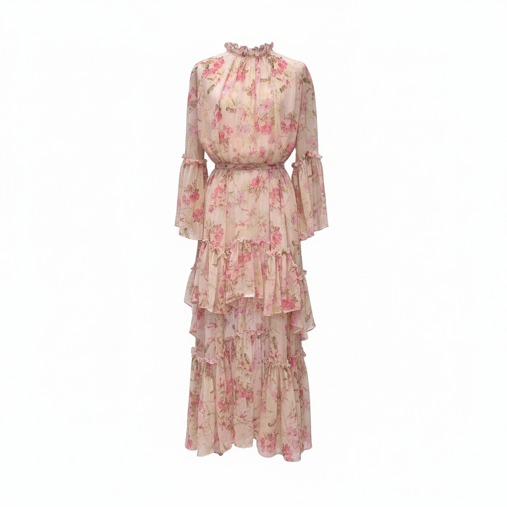 Flower maxi dress