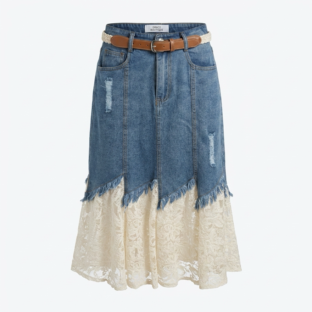 Denim skirt