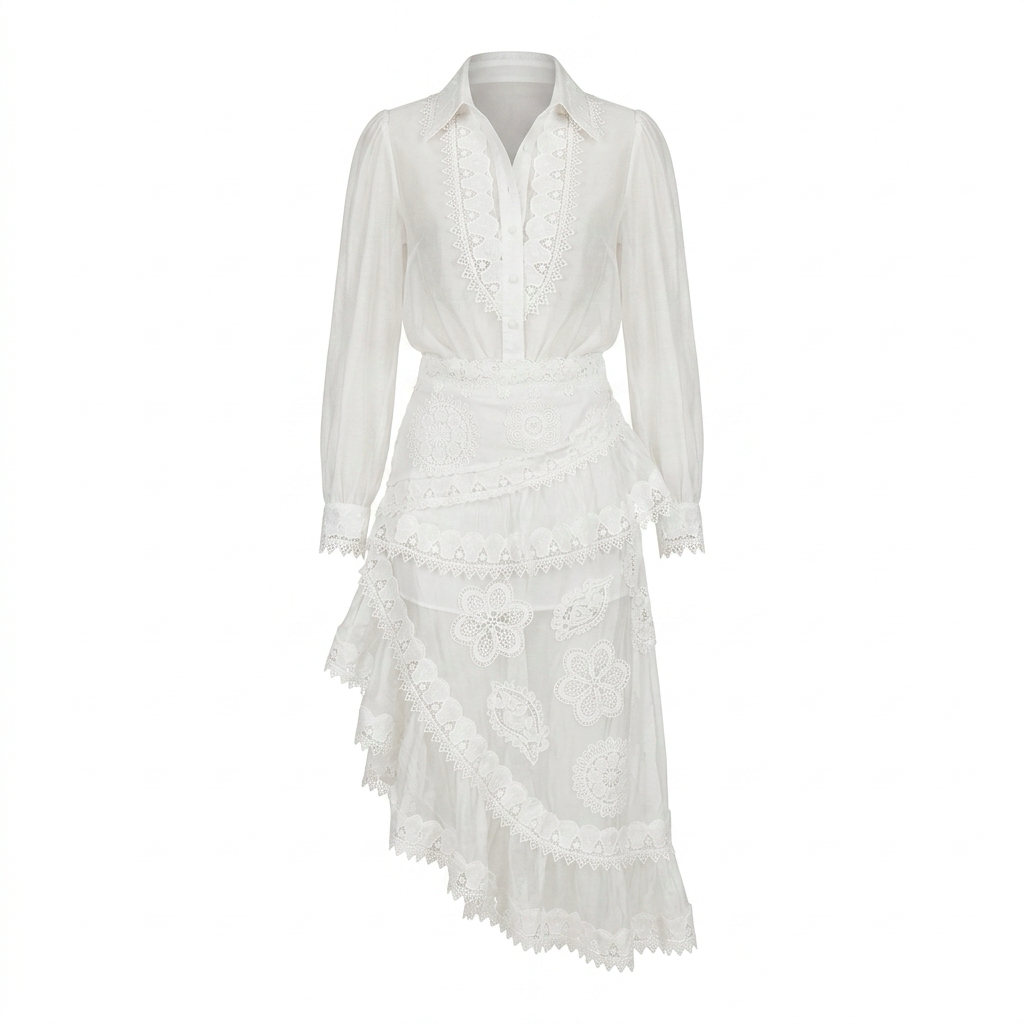 White elegant set