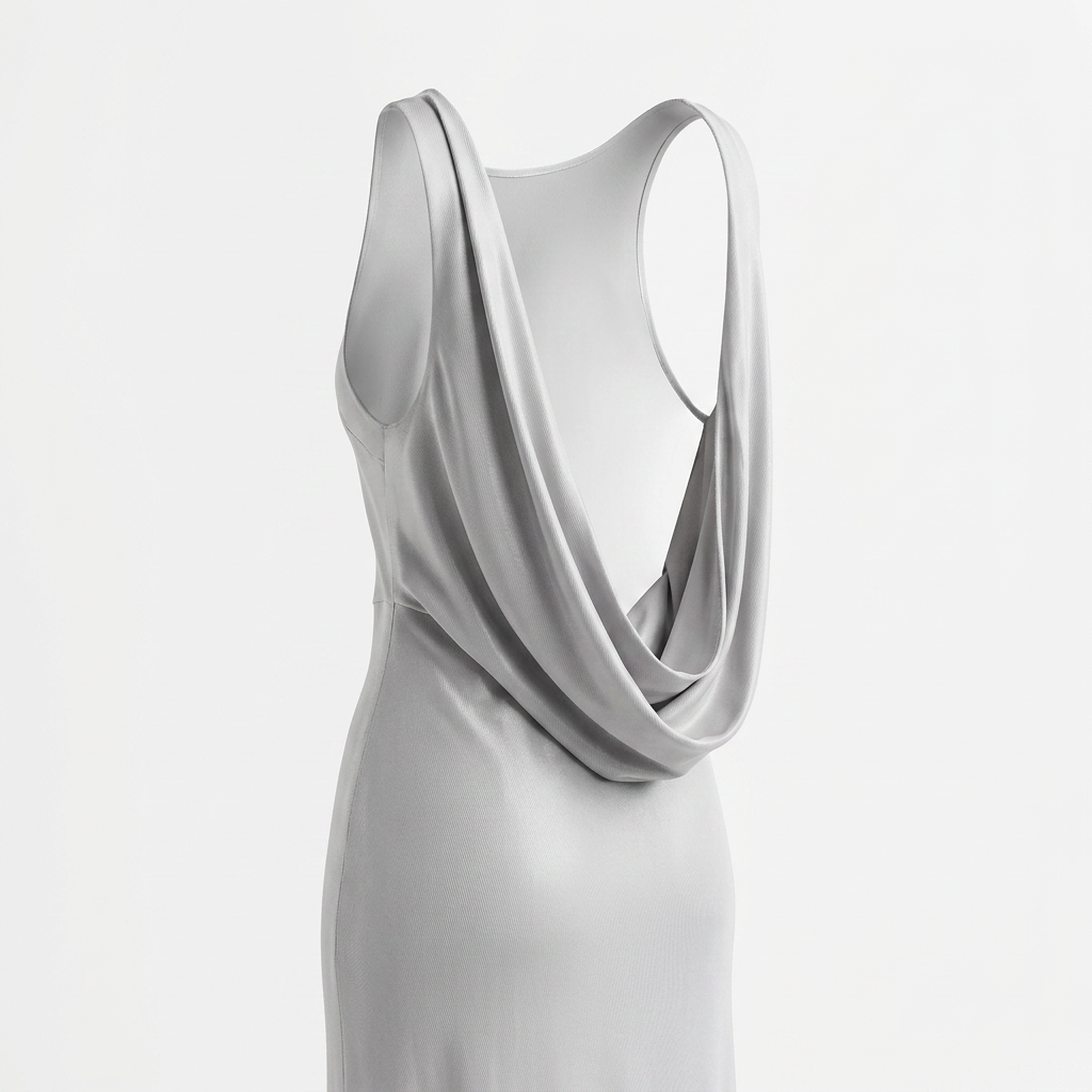Backless midi dress