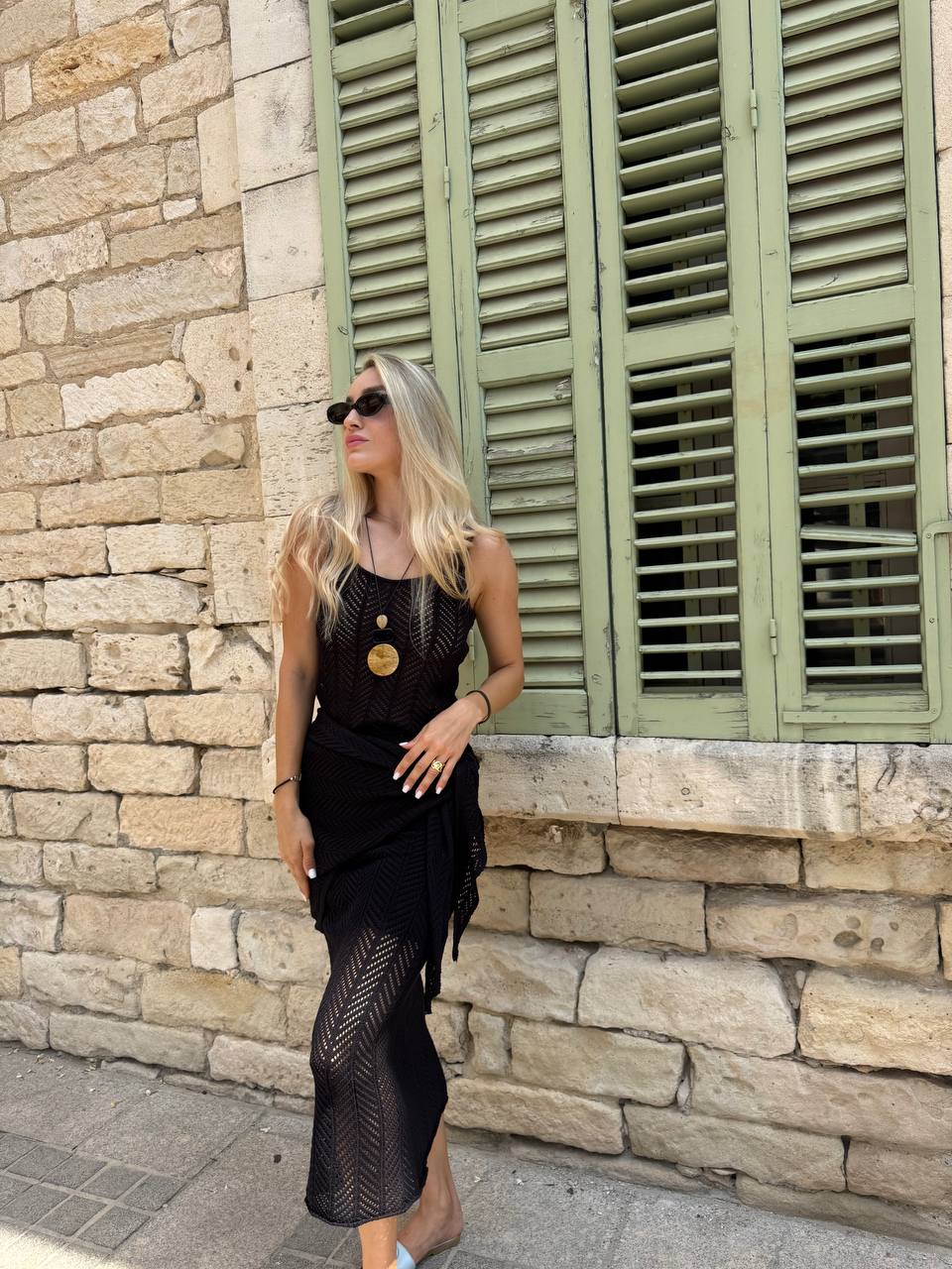 3 pieces black set