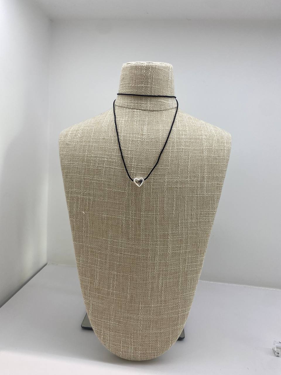 Sterling silver slim cord necklace