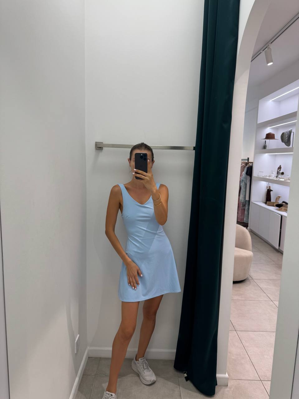 Blue sport dress
