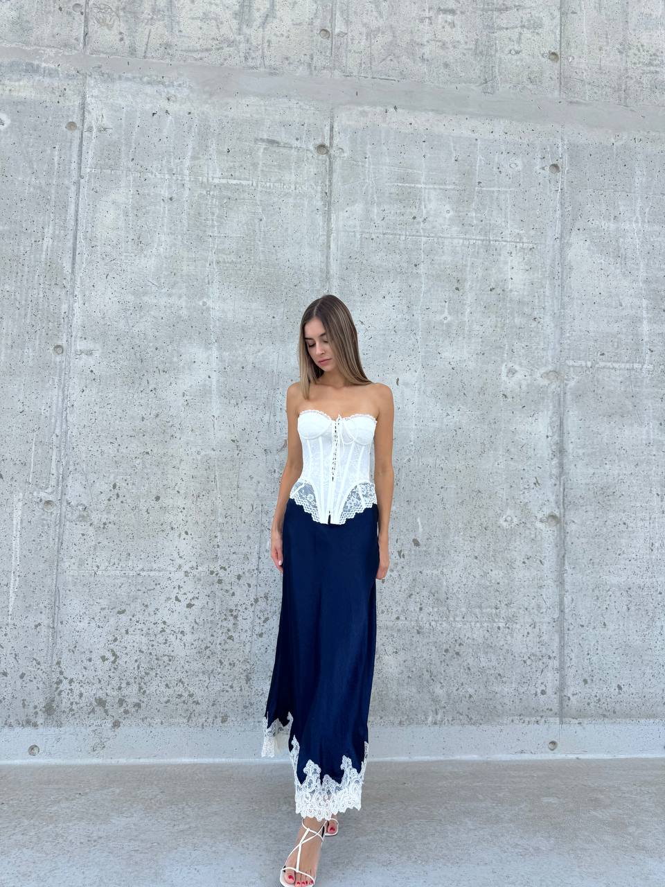 White corset