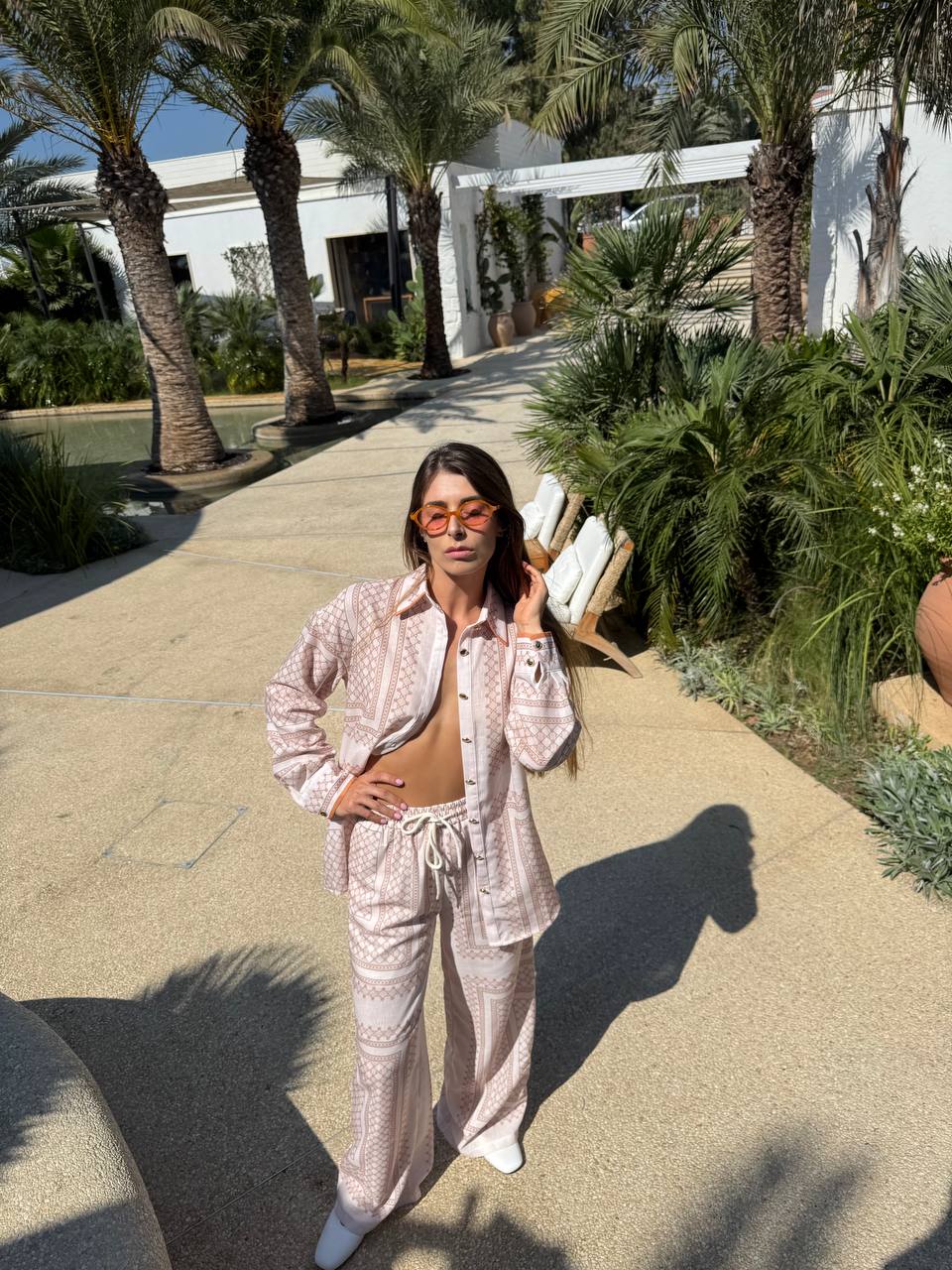 Patterned two-piece set
