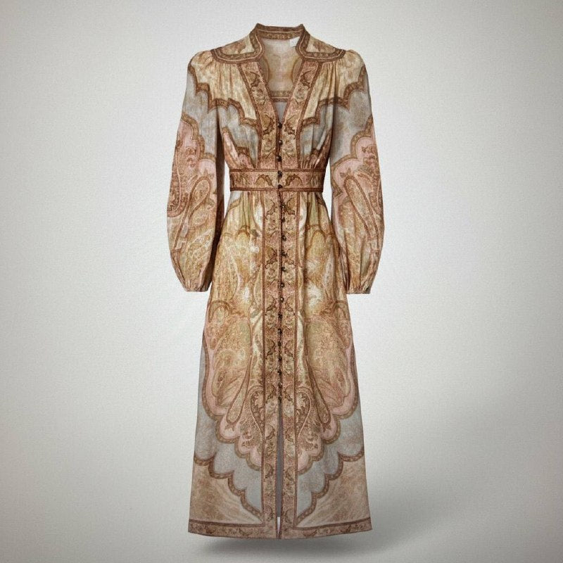 Bohemian midi dress