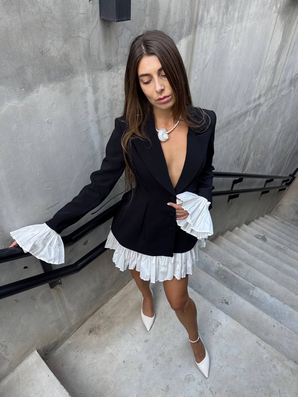 Black dress -blazer