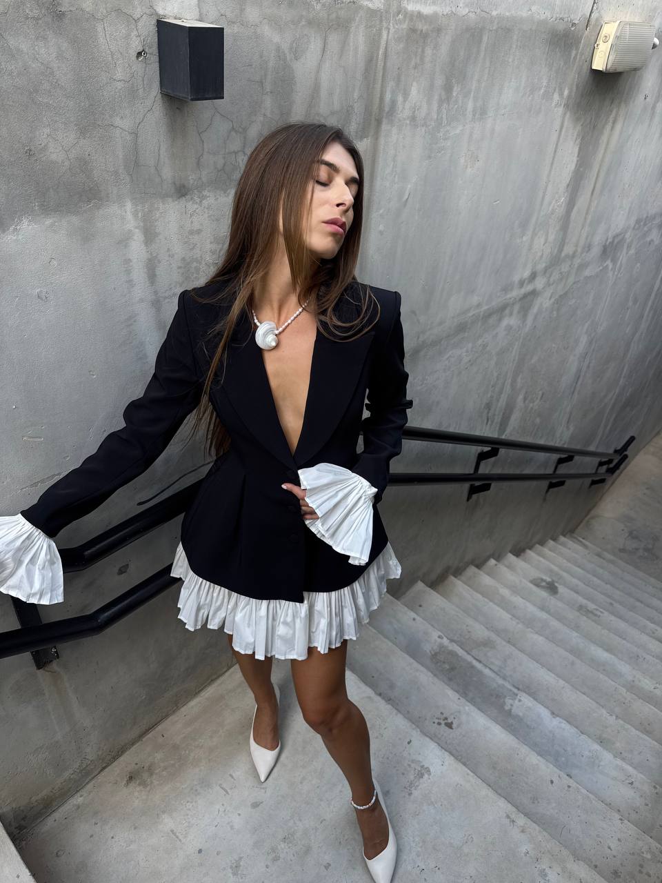 Black dress -blazer
