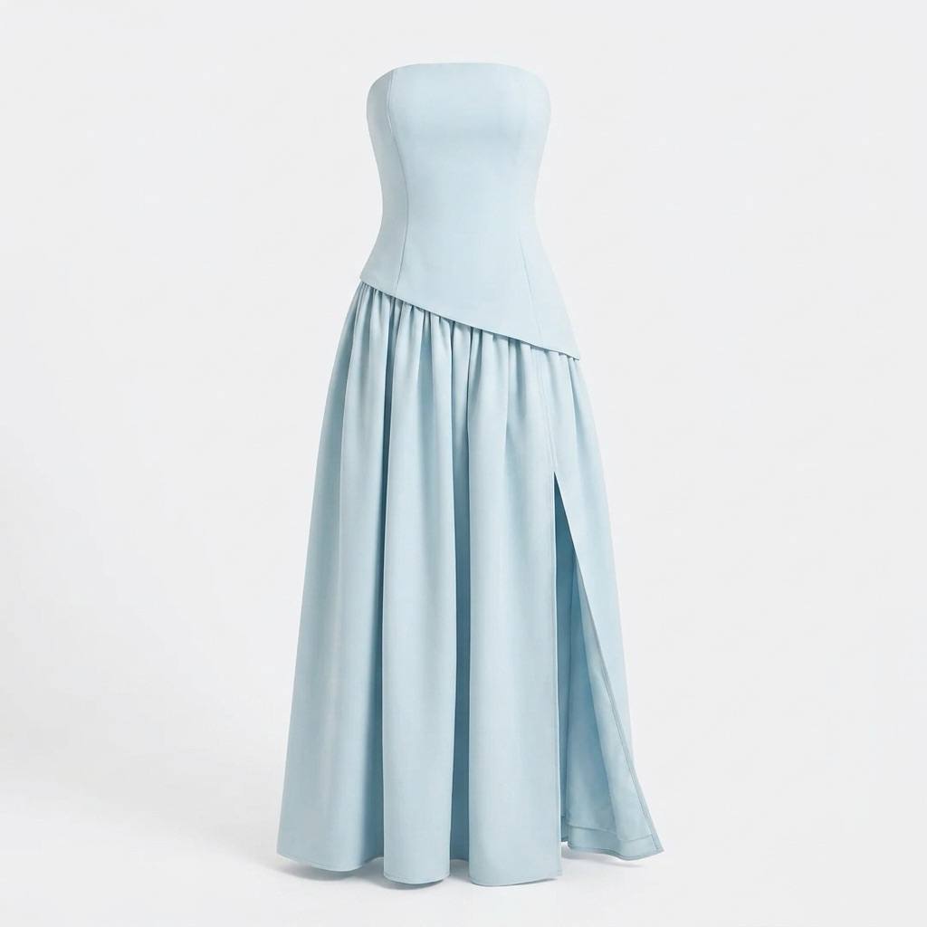 Blue maxi dress