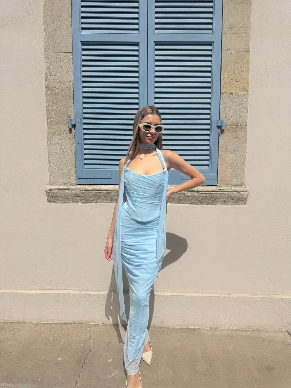3 pieces blue set