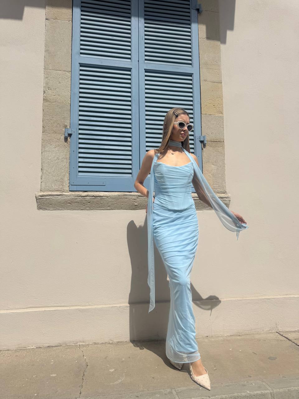 3 pieces blue set