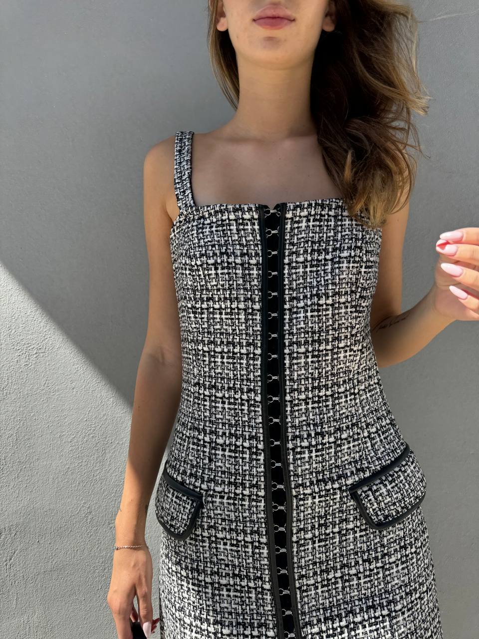 Tweed mini dress
