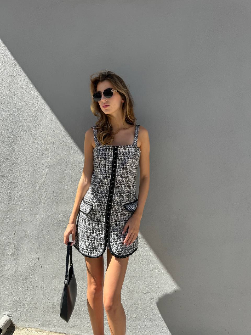 Tweed mini dress