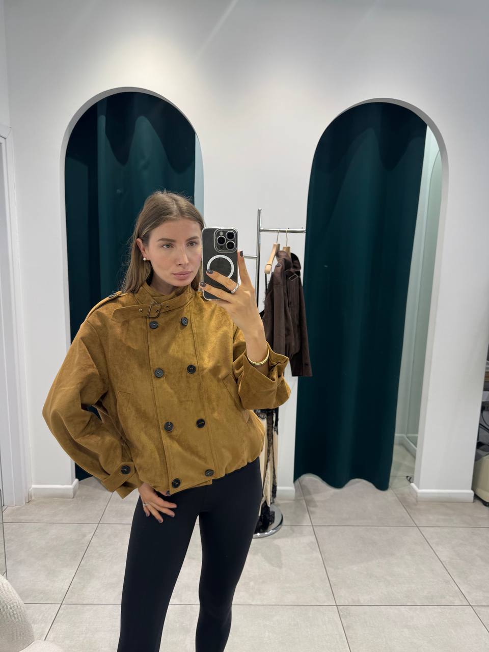 Mustard bomber jacket